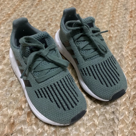 olive adidas swift run